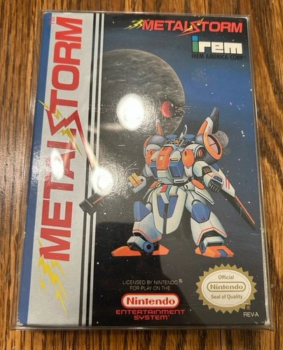 Metal Storm Nintendo NES Complete In Box CIB Protector