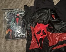 Dead by Daylight Ghost Face Devil Mask with Hood Costume One Size Fits Most