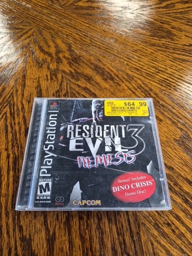 New ListingResident Evil 3 Nemesis PS1 PlayStation 1  + Dino Crisis Demo Disc Booklet