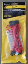 Corsair Premium Sleeved 4x SATA Kabel Rot fü...