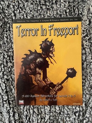 D&D d20: Terror in Freeport (Green Ronin, 2000, EX)