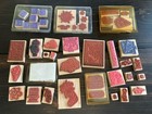 Vtg Wooden Stamps Rubber Mounted Christmas Lot Of 47 Craft Holiday Stampin’ Up — photo 2
