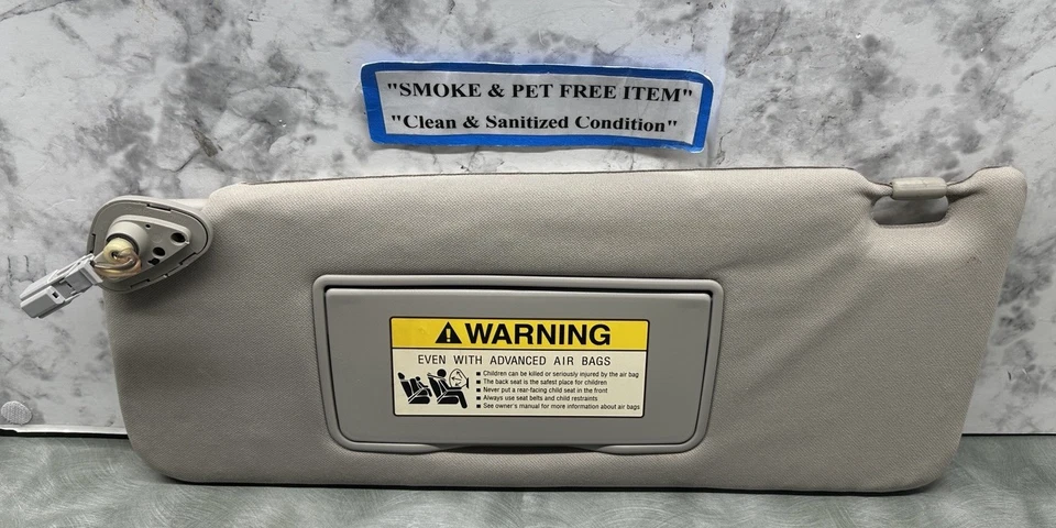 Parasol Acura RDX 2007-2012 tela izquierda del lado del conductor OEM gris ORIGINAL Foto 2 de 4