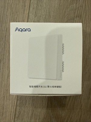 Aqara Smart Wall Switch D1 Single Button Zigbee Wireless Remote Control