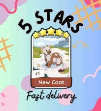 New Coat Set 20 Monopoly_go_stickers 5 Star_cozy Comforts⚡️fast delivery⚡️