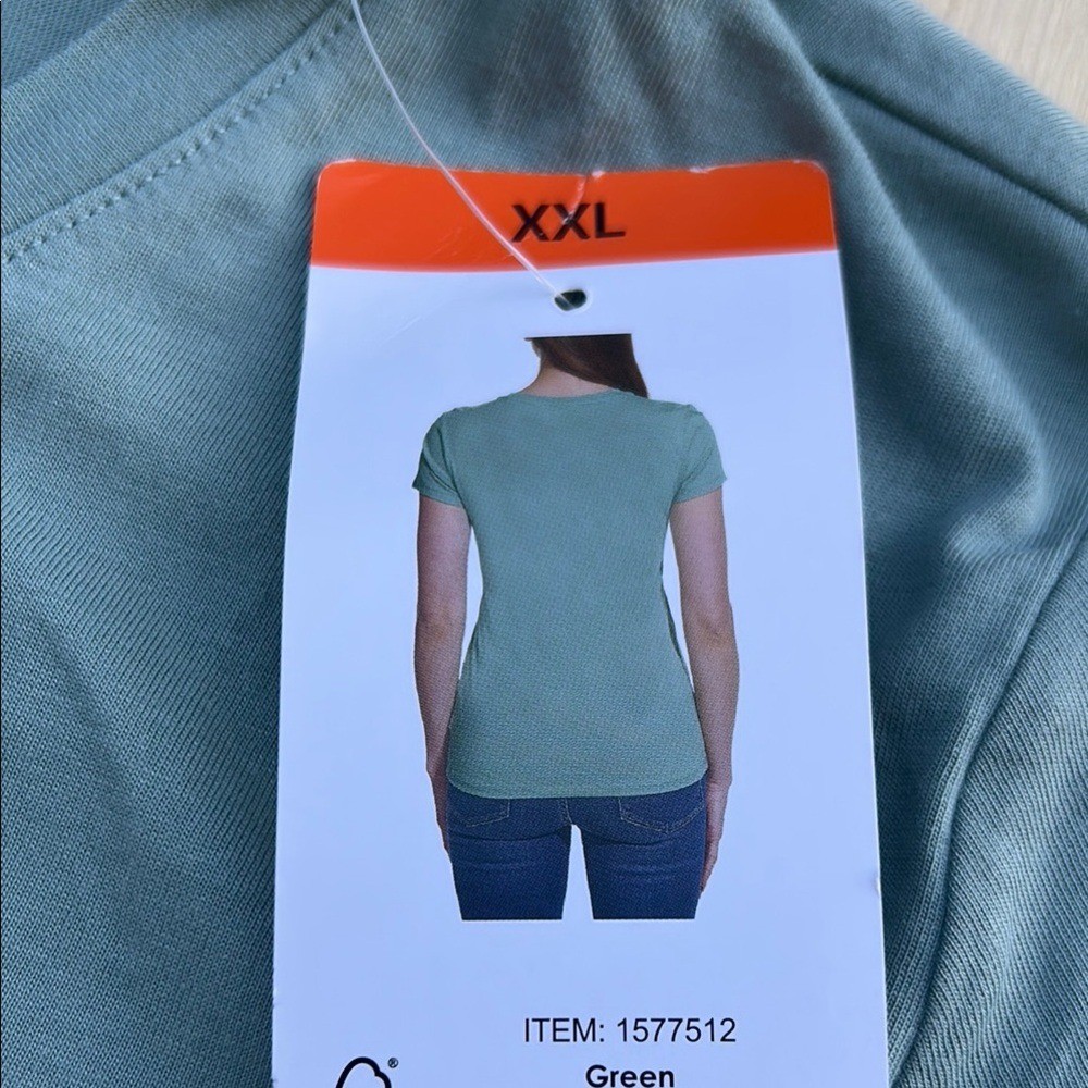 Calvin Klein Jeans Green T-Shirt XXL thumbnail 4
