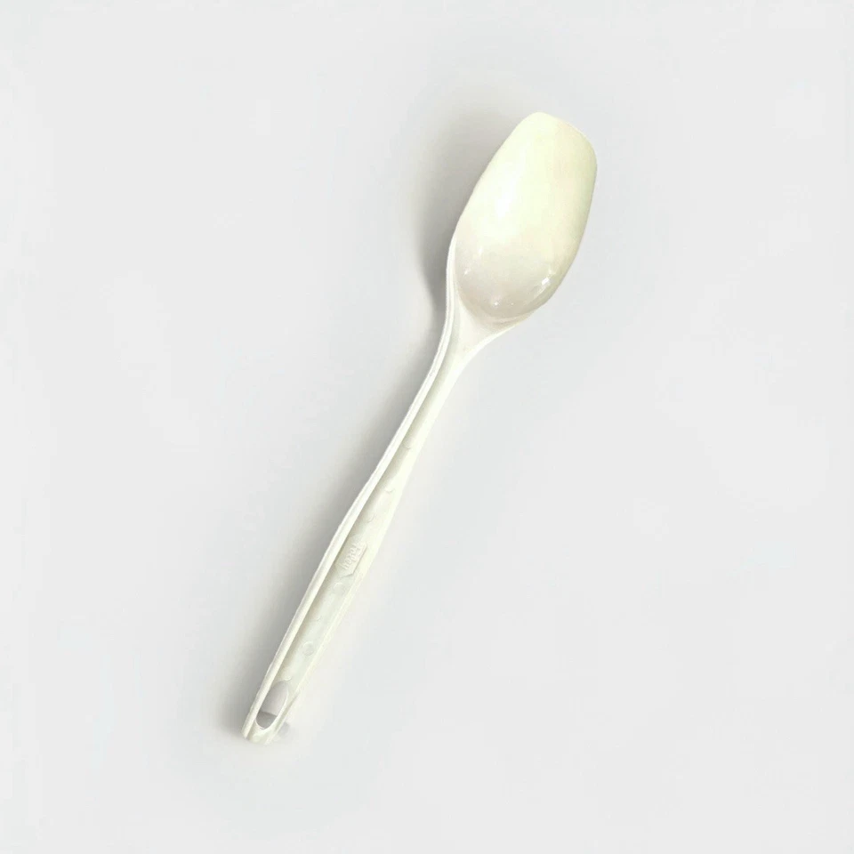 Vintage Foley Spoon Set Utensils Kitchen Avocado Beige Cooking MCM - Image 2 of 4