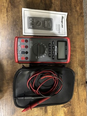 Snapon EEDM504D Digital Multimeter with Leads, Case - Excellent!