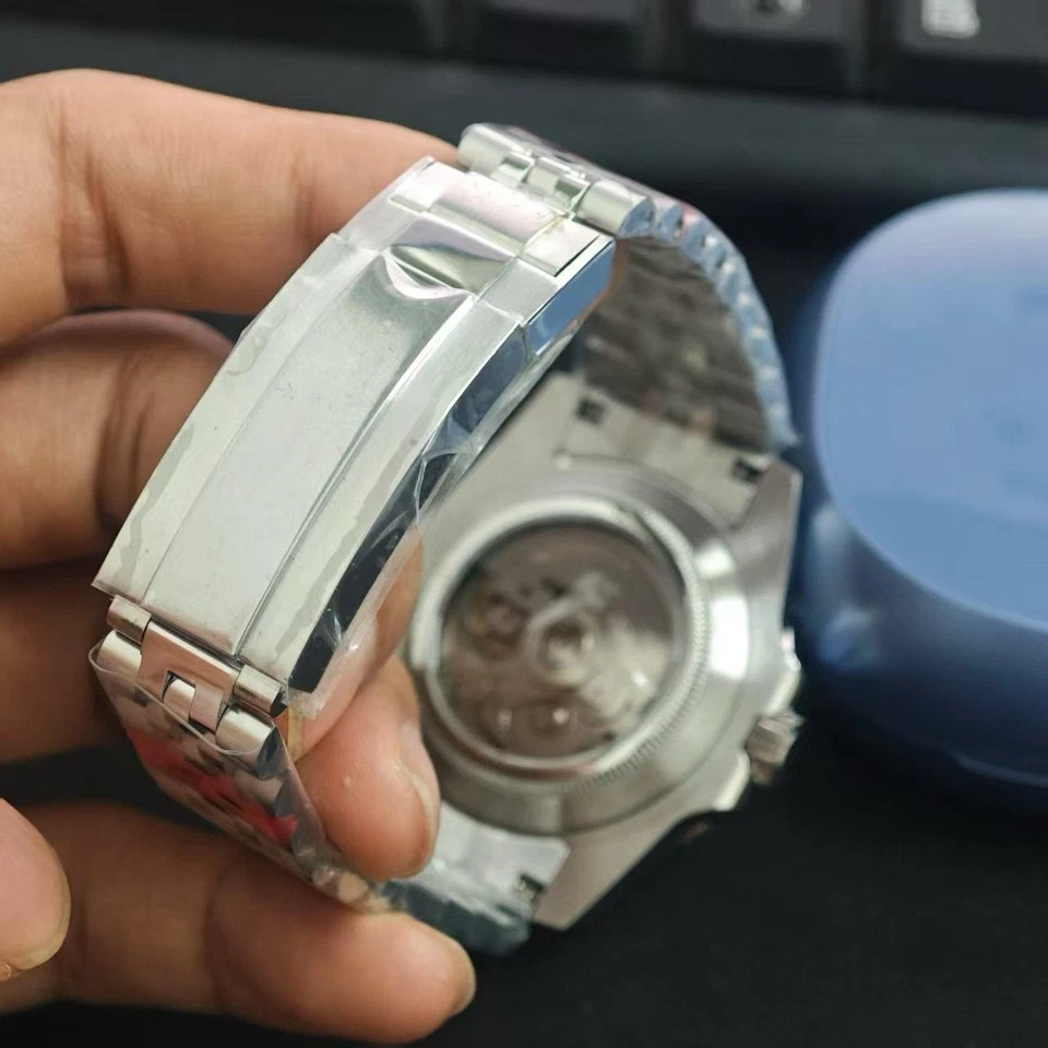 NEW Sieko Custom MOD GMT “Pepsi” Blue and Red NH35 Movement MINT - Image 2 of 2