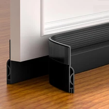 Door Draft Stopper,Adjustable Door Sweep for Bottom of Door,Silicone Weather Str