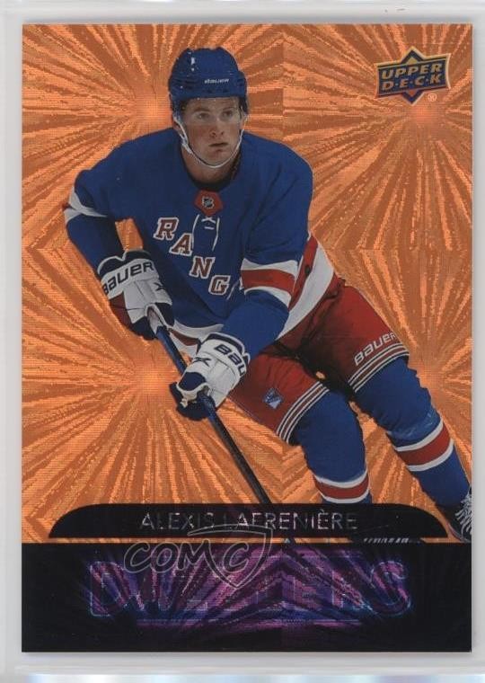 2020-21 Upper Deck Dazzlers Orange Alexis Lafreniere #DZ-81 Rookie RC