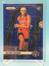 2024 Panini Prizm WNBA AALIYAH EDWARDS Rookie RC #142 Blue Velocity Prizm Mystic