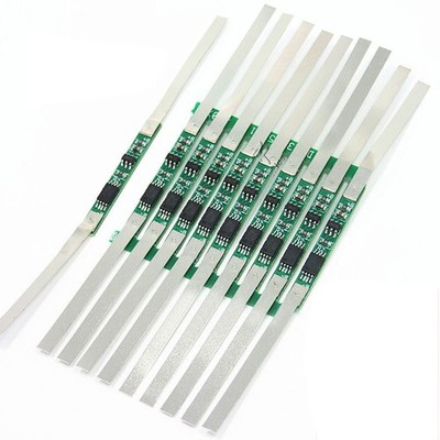 10Pack 18650 Li-ion lithium Battery Protection PCB Board Main IC w/ Solder Belt