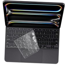Keyboard Cover Skin for Magic Keyboard M4 iPad Pro 13-inch 2024 M4 Clear
