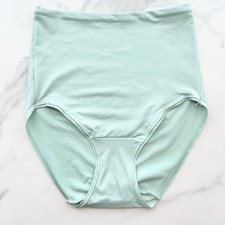 Soma Vanishing Tummy High-Waist Retro Brief Panty Antique Green Size XS
