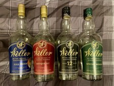 Weller Special Reserve, 12 Year, Antique, Full Proof Bourbon Bottles EMPTY