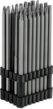 NEIKO 10224A 1/4" Extra Long Security Bit Set, 32 Piece Screwdriver For Drill...