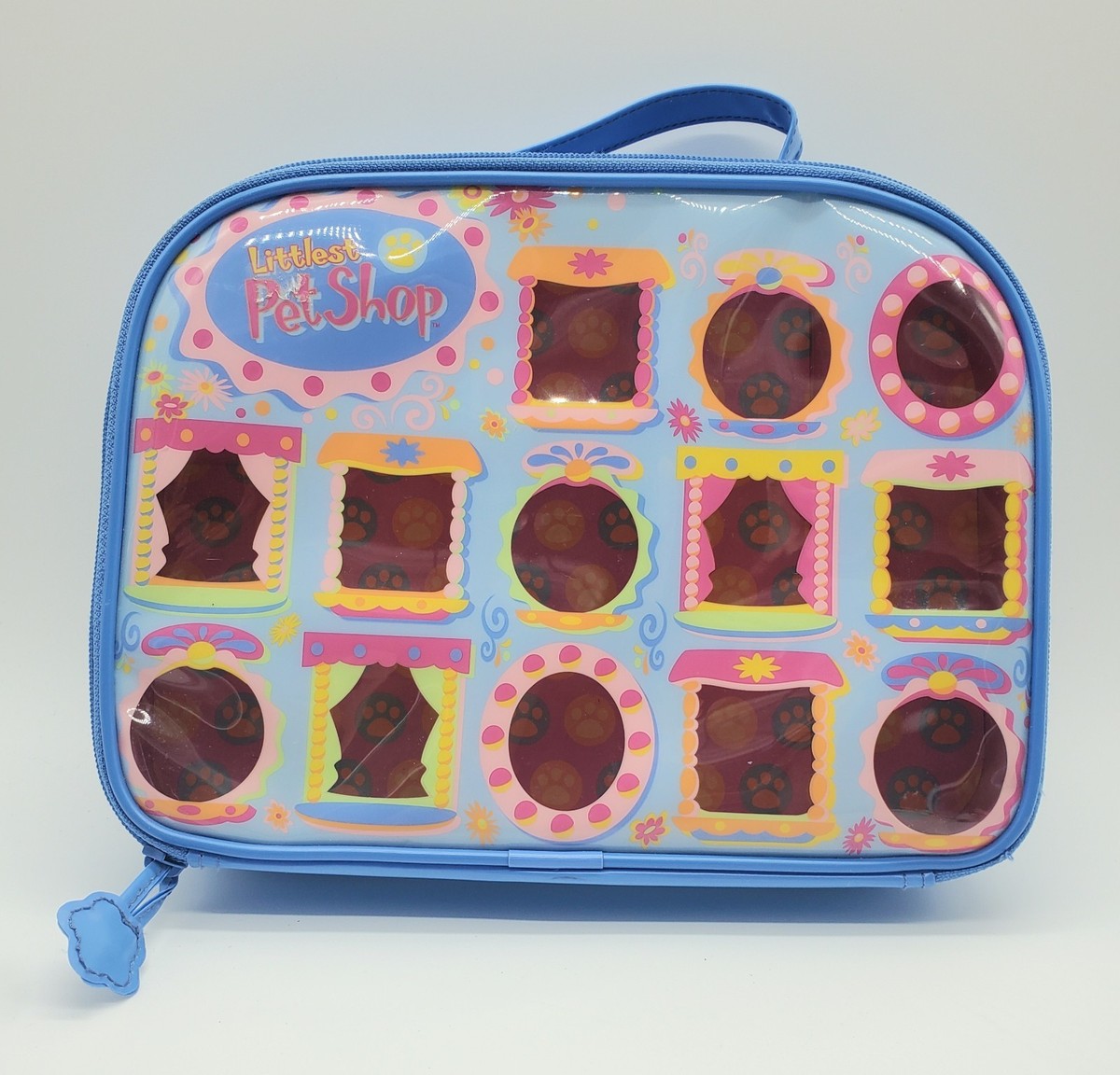 Littlest Pet Shop Authentic Blue Pink Orange Pet Carrying Case 15 