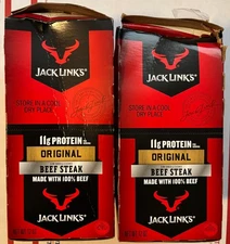 Jack Links Nov 2025, 1oz Original Beef Steak 24 beefsteaks KETO PALEO