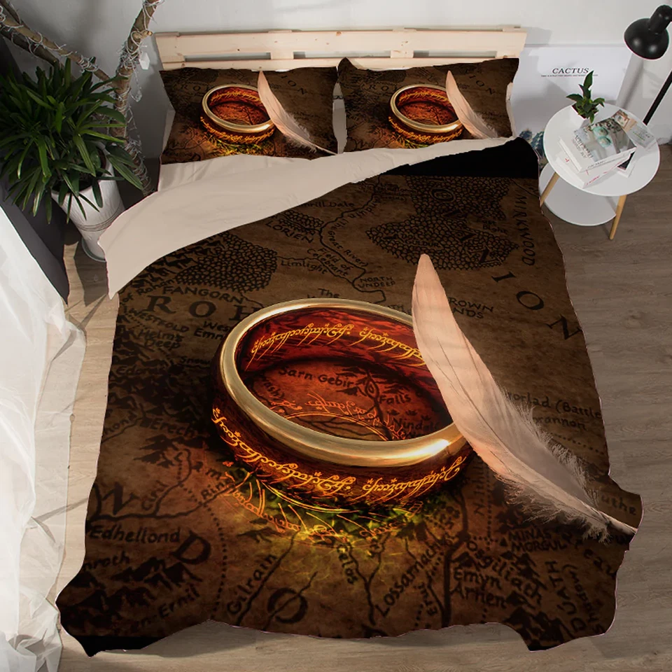Movie Gift For Fans - The Lord Of The Rings Full Bedding Set (4pcs)