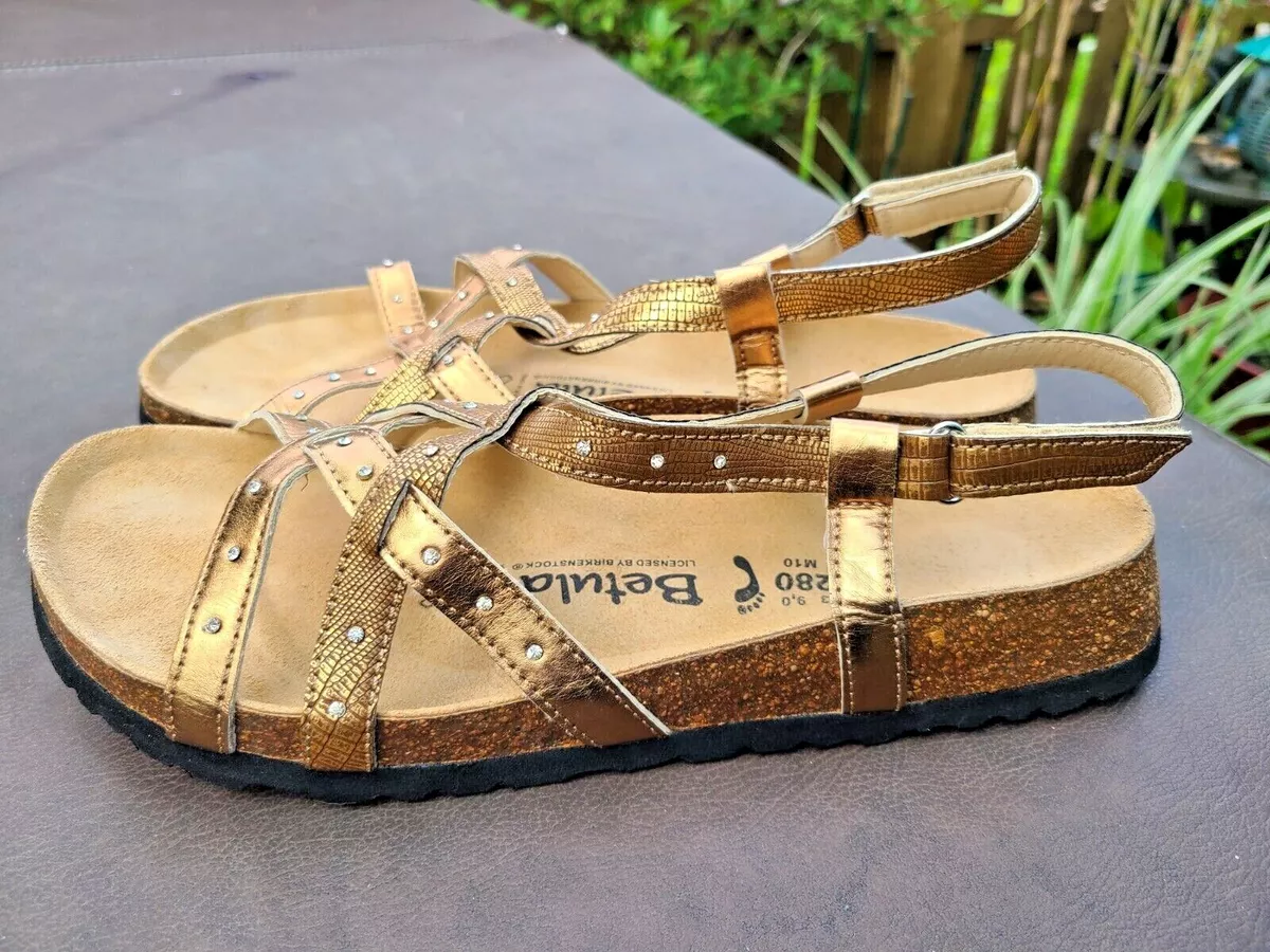 Betula gold shop sandals