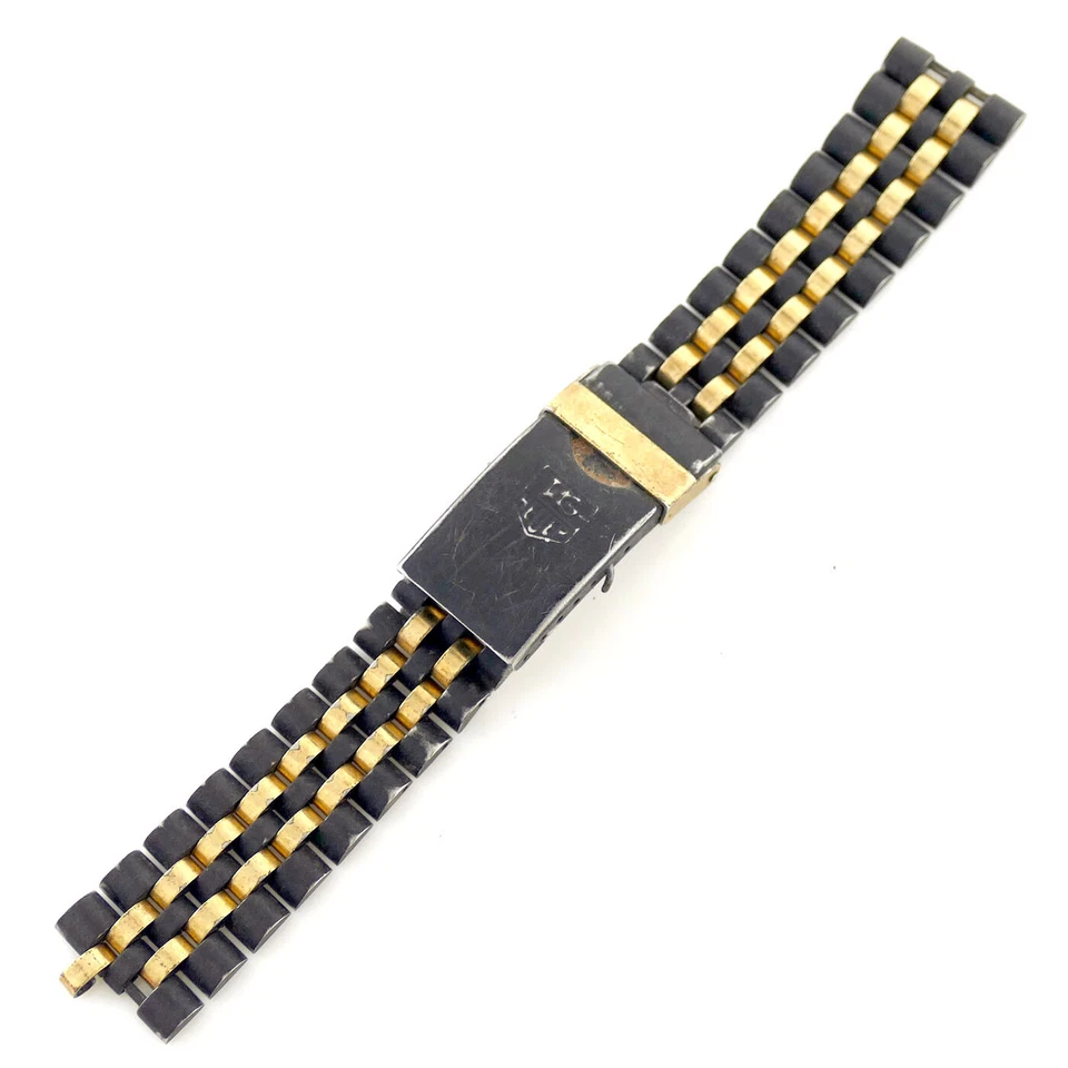 BRAZALETE COMPLETO TAG HEUER 1500 2 TONOS NEGRO RECUBIERTO DE PVD + CHAPADO EN ORO PARA HOMBRE MODELO 229/3 Foto 4 de 4