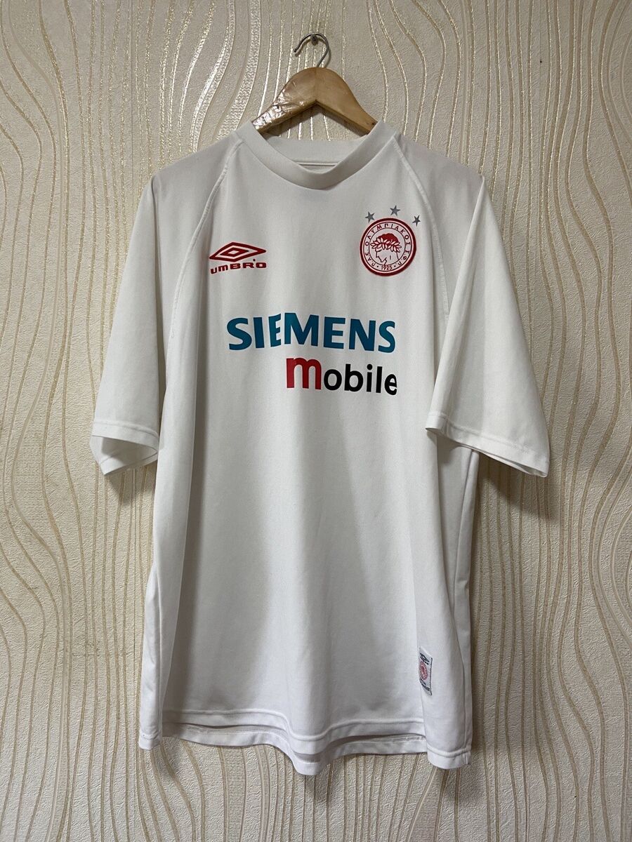 OLYMPIACOS 2001 2002 AWAY FOOTBALL SHIRT SOCCER JERSEY UMBRO OLYMPIACOS 2001 2002 AWAY FOOTBALL SHIRT SOCCER JERSEY UMBRO