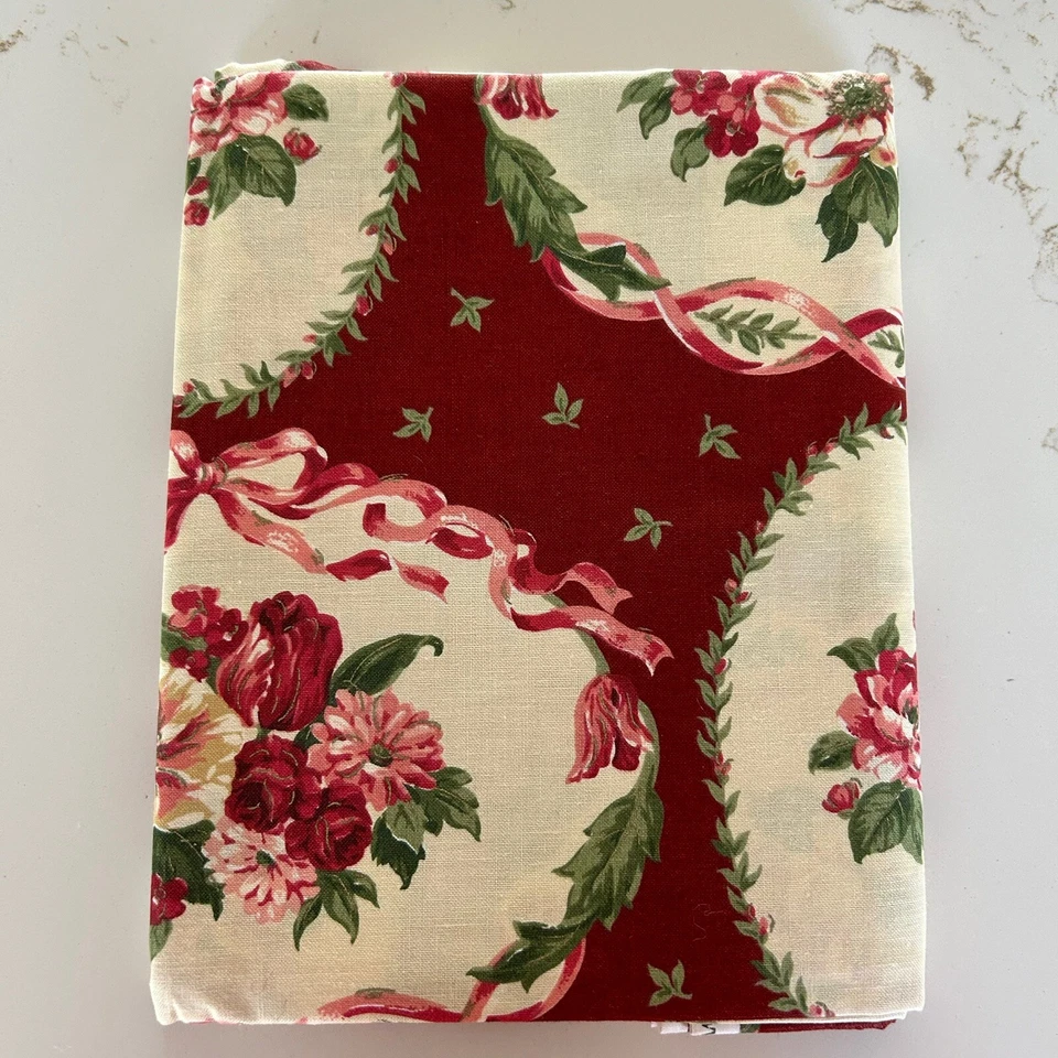 Tecido acolchoado Cranston rosas por Marie Osmond VIP 2006 kit incompleto EUA - Imagem 2 de 4