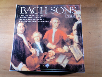 Bach Söhne - 7 CDs der Werke der Söhne von Johann Sebastian Bach - Bach Sons
