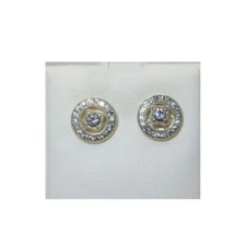 Pandora Vintage Allure Clear CZ & Silver Sterling Post Earrings 290721CZ