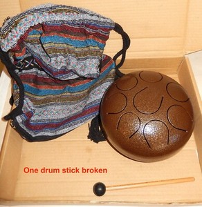 Pyle Professional Pan Drum, Steel Pan Drum Music, Finger Steel Drums (PHDRUM84)