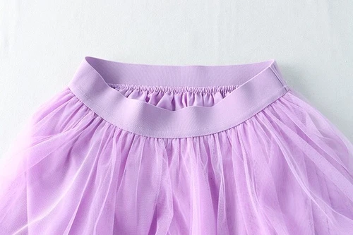 Tulle Long Dress for Women 2023 Summer Cute Irregular Mesh High Waist Maxi Skirt - Bild 18 von 33