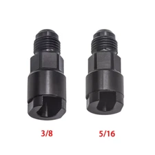 2x 6AN Fuel Adapter Fit For To 3/8 & 5/16 GM Quick Connect W/Thread EFI Female
