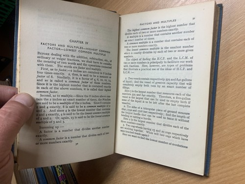 1942 "TEACH YOURSELF MATHEMATICS" VINTAGE HARDBACK BOOK (P3) - Picture 13 of 20
