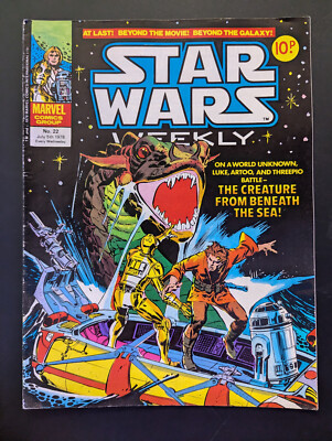 Star Wars Weekly No 22, July 5th 1978, Marvel UK.