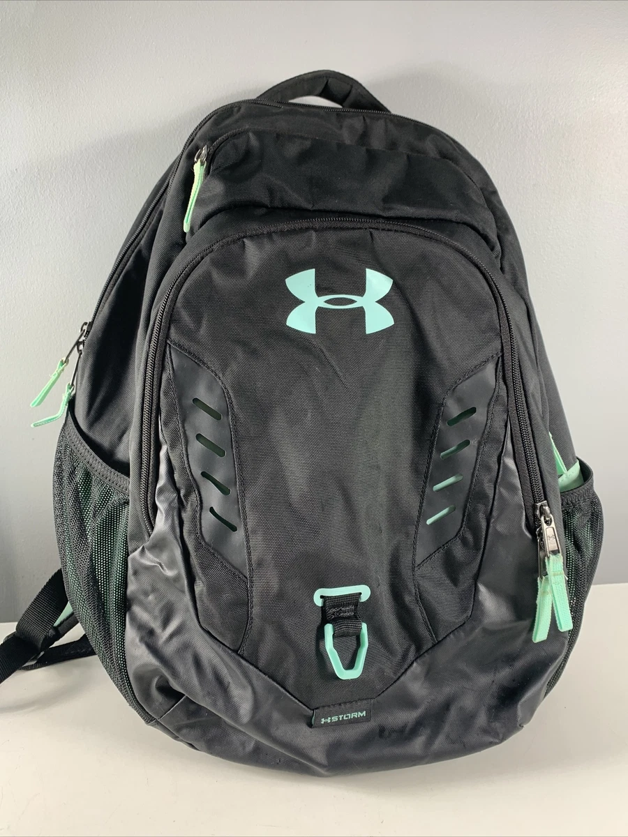 Under Armor Storm backpack Black/ Teal Laptop Pockets