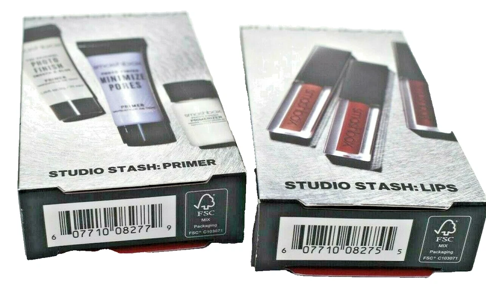 New Smashbox Studio Stash - Primer Set Minimize Pores and Lips Liquid Lipstick - Image 3 of 4