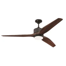 Craftmade 60" Mobi Ceiling Fan, Oiled Bronze/Mahogany Blades/Frost - MOB60OB3