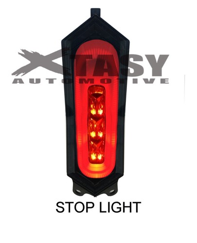 Integrated LED TAIL LIGHT Yamaha R1 / R1M / R1S YEAR 2015,2019,2020 BLACK/SMOKE - Picture 4 of 7