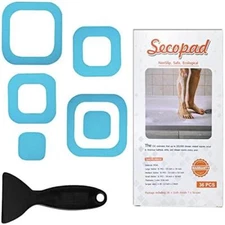 Secopad Non-Slip Bathtub Stickers, 72 PCS Safety Bathroom Tubs Showers Treads