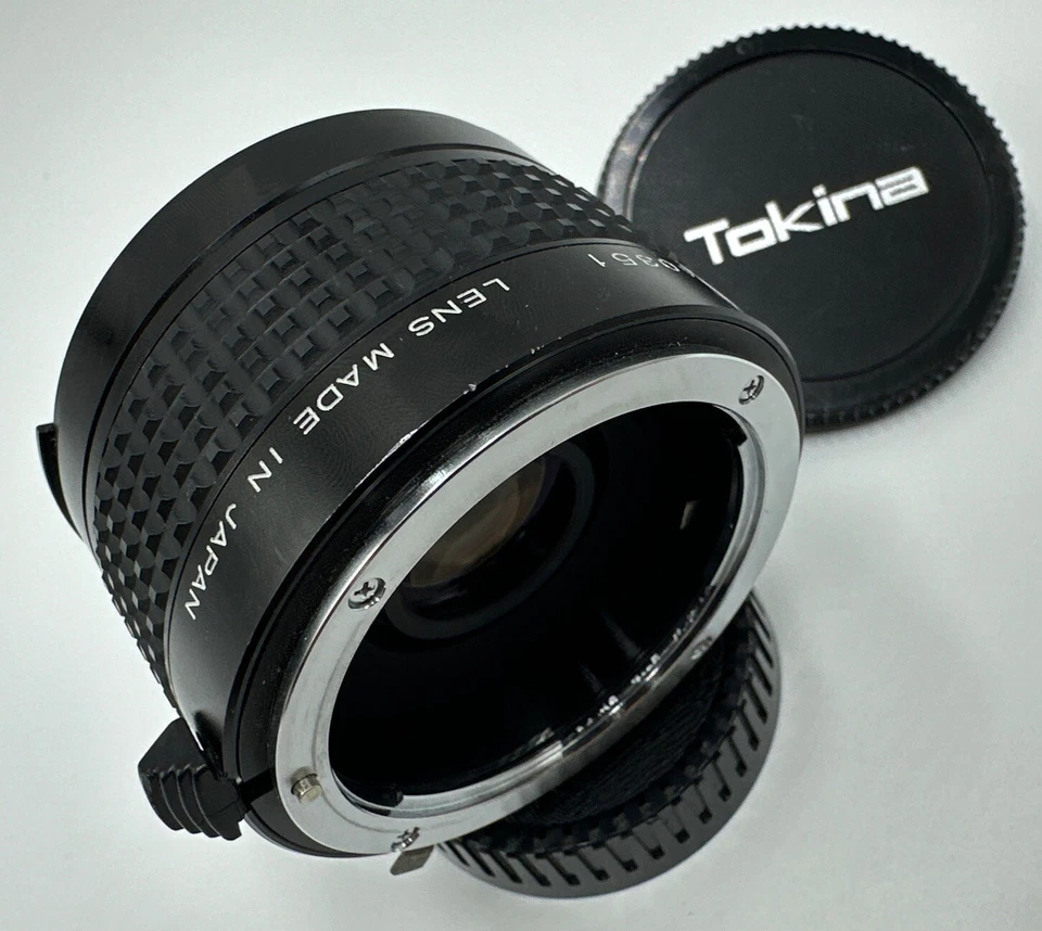 DOBLE Tokina RMC para teleconvertidor N/AI hecho en Japón para Nikon con tapas Foto 3 de 4
