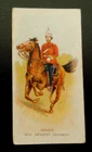 1910 Wills Cigarette Card Types of Commonwealth Military Forces Officer 6th Inf.