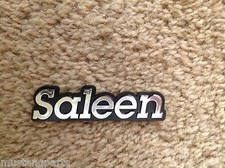 New Nos 1985 1986 1987 1988 1989 1990 Ford Saleen Mustang Deck Lid Emblem