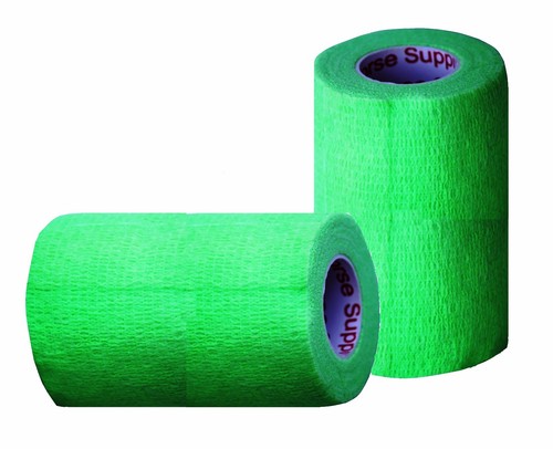 Vet Tape Wrap SELF Adhering Stick Grip Rolls Stretch Power 3" inch CASE BULK - Picture 19 of 24