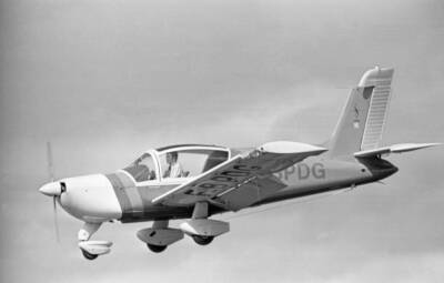 Socata MS894E Minerva 220 GT demonstration flight during the SBAC - Old Photo