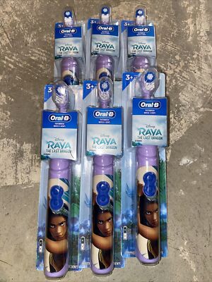 6 Oral-B Kids Battery Powered Electric Toothbrush Featuring Disney s Raya