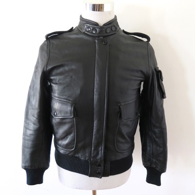 VINTAGE ORIGINAL CAFE RACER LEATHER JACKET HARLEY DAVIDSON HEIN