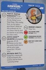 TEAM UP HAWKGIRL 045.09 MARTIAN MANHUNTER Justice League Unlimited HeroClix JLU