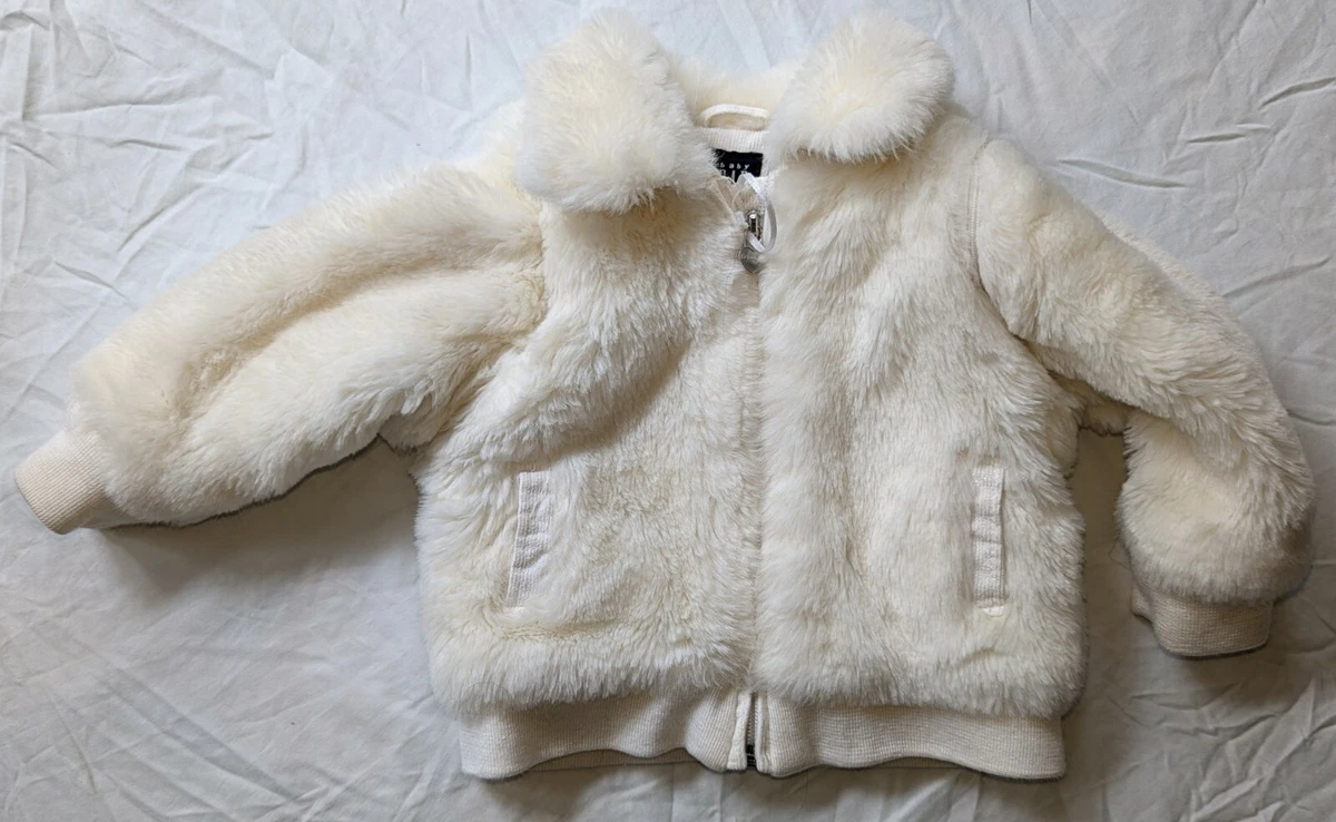 Baby fur jacket white 2025
