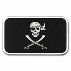 1 oz Silver Bar - Jolly Roger Pirate Flag (Colorized)